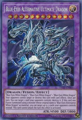 Blue-Eyes Alternative Ultimate Dragon [TN19-EN001] Prismatic Secret Rare | Exor Games Dartmouth