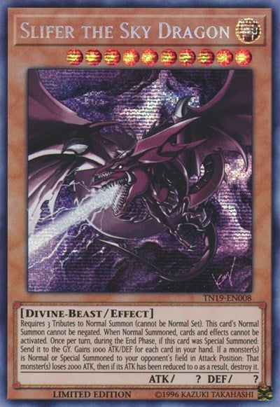 Slifer the Sky Dragon [TN19-EN008] Prismatic Secret Rare | Exor Games Dartmouth