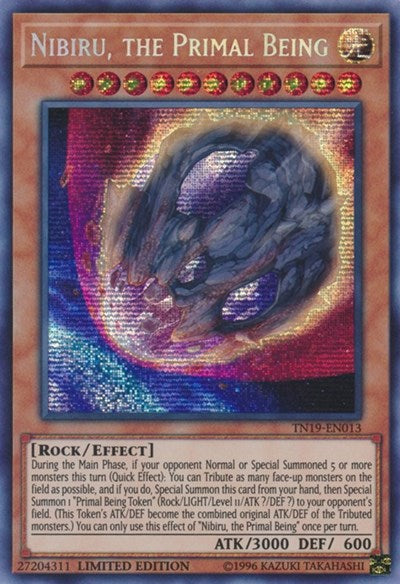 Nibiru, the Primal Being [TN19-EN013] Prismatic Secret Rare | Exor Games Dartmouth