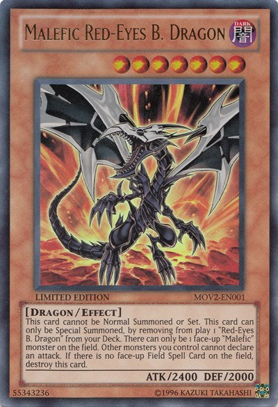 Malefic Red-Eyes B. Dragon [MOV2-EN001] Ultra Rare | Exor Games Dartmouth