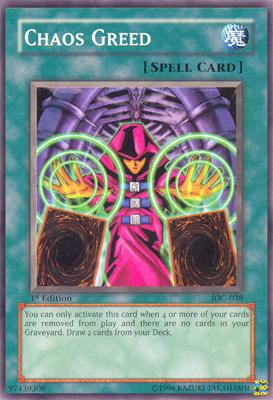 Chaos Greed [IOC-038] Common | Exor Games Dartmouth