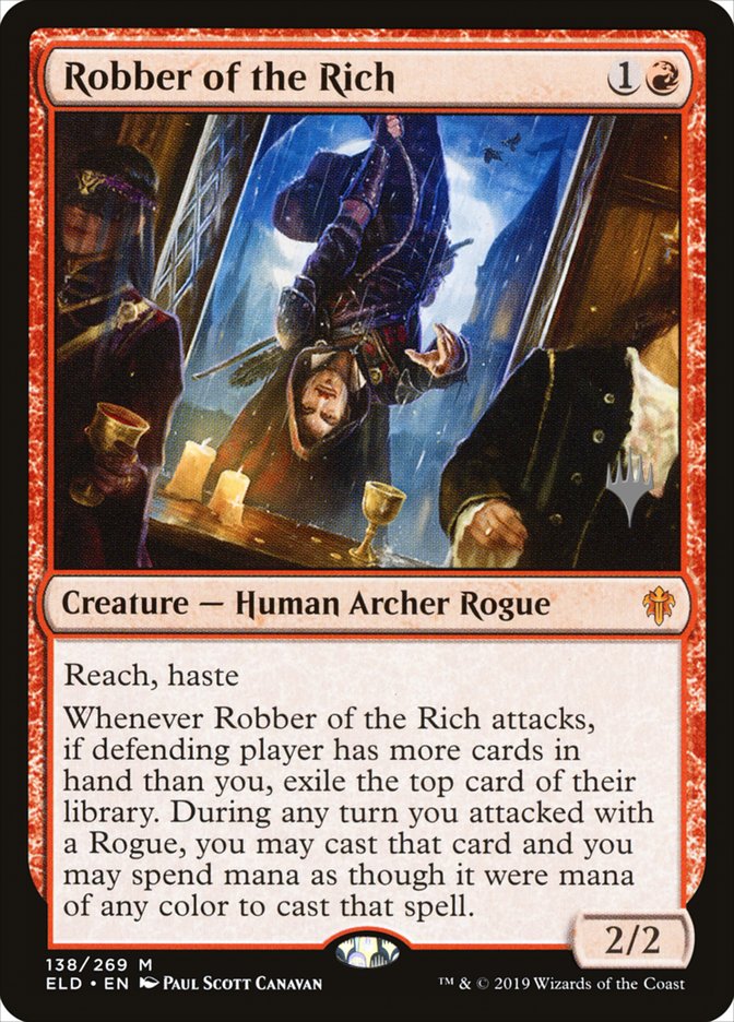 Robber of the Rich (Promo Pack) [Throne of Eldraine Promos] | Exor Games Dartmouth