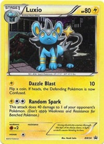 Luxio (BW34) (Cosmos Holo) [Black & White: Black Star Promos] | Exor Games Dartmouth