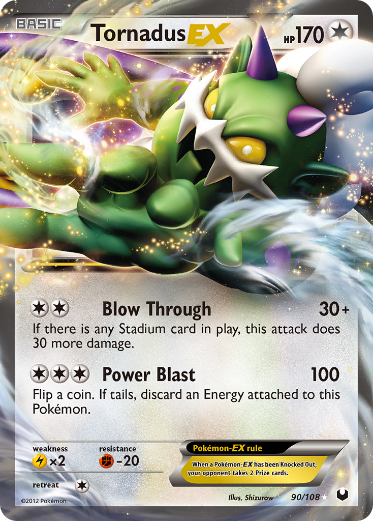 Tornadus EX (90/108) [Black & White: Dark Explorers] | Exor Games Dartmouth