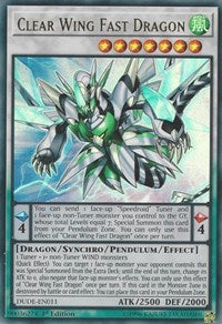 Clear Wing Fast Dragon [DUDE-EN011] Ultra Rare | Exor Games Dartmouth