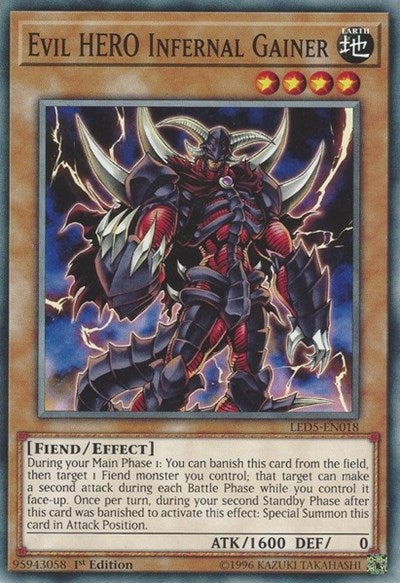 Evil HERO Infernal Gainer [LED5-EN018] Common | Exor Games Dartmouth