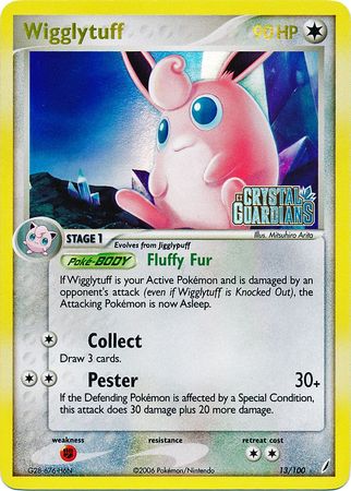 Wigglytuff (13/100) (Stamped) [EX: Crystal Guardians] | Exor Games Dartmouth