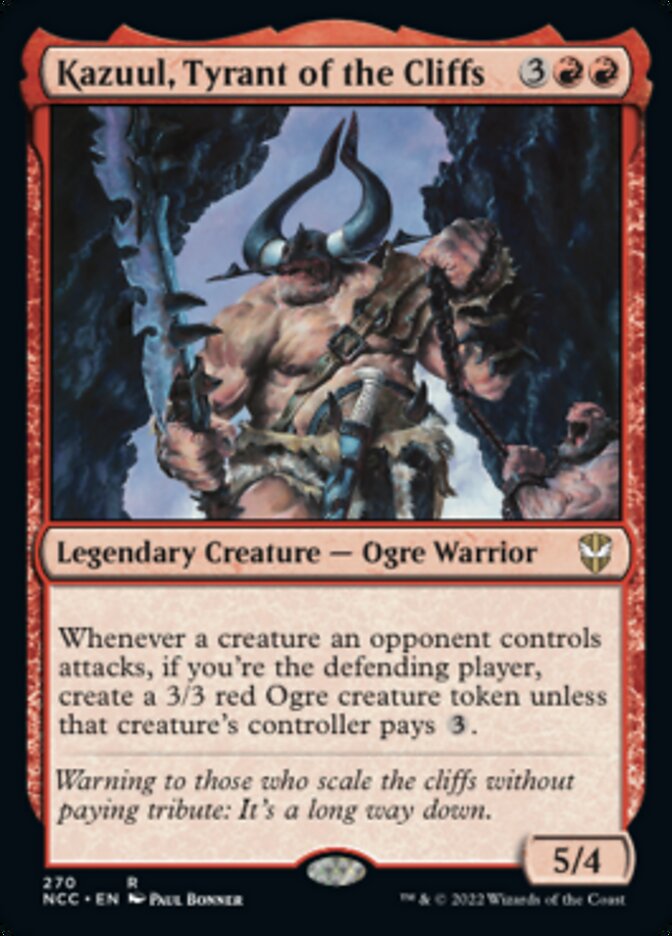 Kazuul, Tyrant of the Cliffs [Streets of New Capenna Commander] | Exor Games Dartmouth