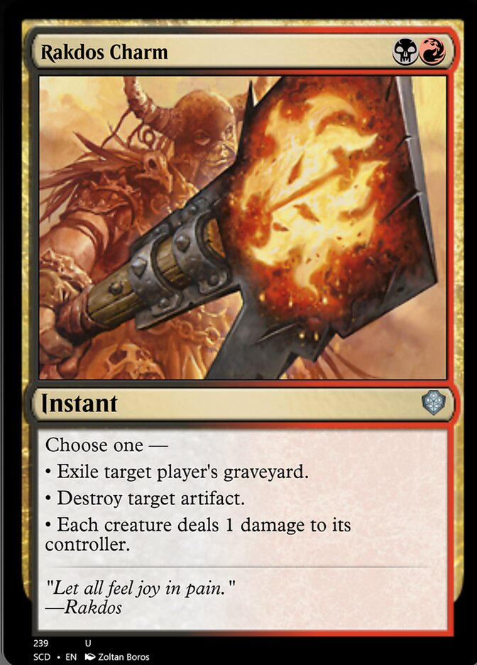 Rakdos Charm [Starter Commander Decks] | Exor Games Dartmouth