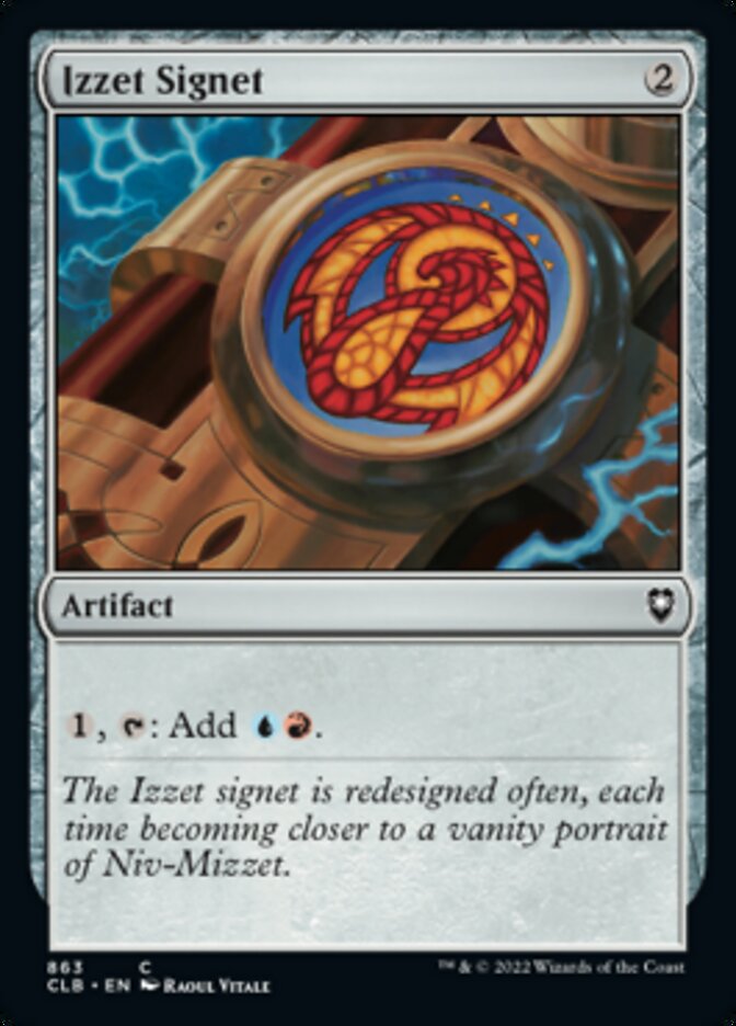 Izzet Signet [Commander Legends: Battle for Baldur's Gate] | Exor Games Dartmouth