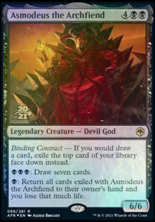 Asmodeus the Archfiend [Dungeons & Dragons: Adventures in the Forgotten Realms Prerelease Promos] | Exor Games Dartmouth