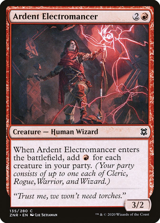 Ardent Electromancer [Zendikar Rising] | Exor Games Dartmouth