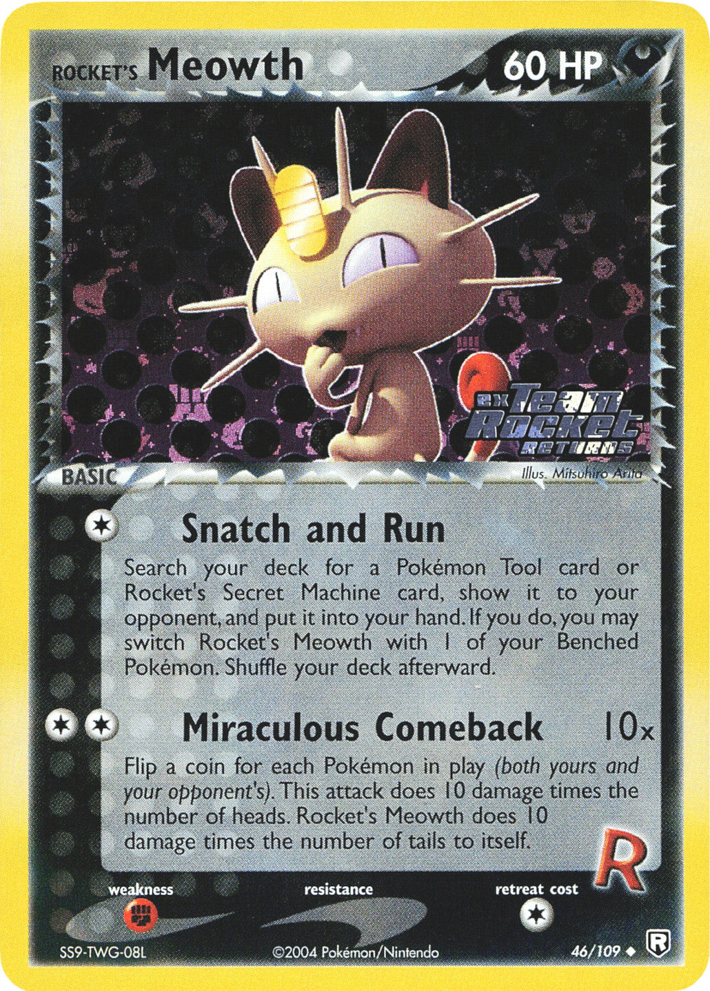 Rocket's Meowth (46/109) (Stamped) [EX: Team Rocket Returns] | Exor Games Dartmouth