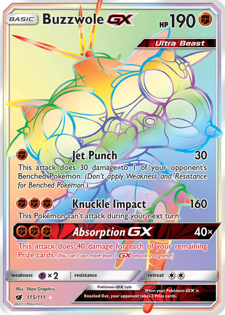 Buzzwole GX (115/111) [Sun & Moon: Crimson Invasion] | Exor Games Dartmouth