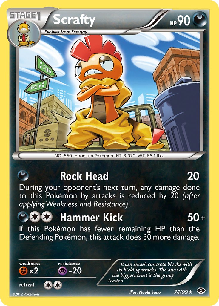 Scrafty (74/99) (Theme Deck Exclusive) [Black & White: Next Destinies] | Exor Games Dartmouth