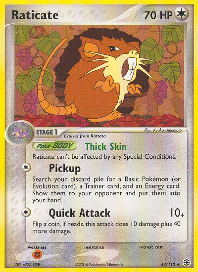 Raticate (48/112) [EX: FireRed & LeafGreen] | Exor Games Dartmouth