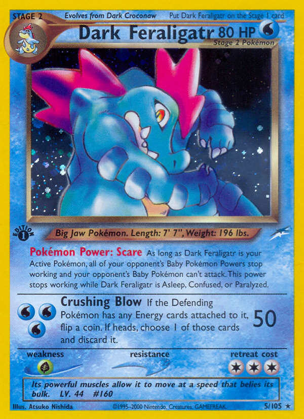 Dark Feraligatr (5/105) [Neo Destiny 1st Edition] | Exor Games Dartmouth