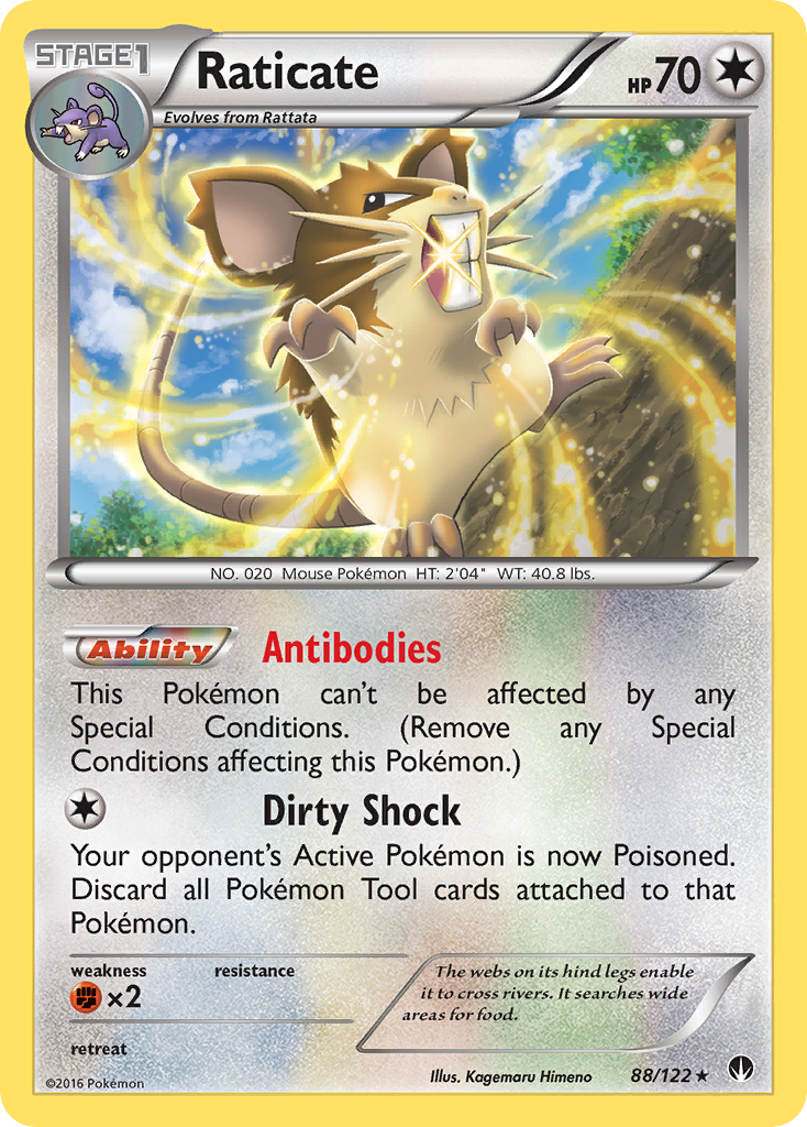 Raticate (88/122) [XY: BREAKpoint] | Exor Games Dartmouth