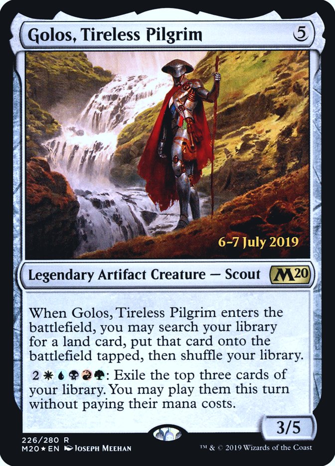 Golos, Tireless Pilgrim  [Core Set 2020 Prerelease Promos] | Exor Games Dartmouth