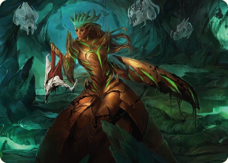 Glissa Sunslayer Art Card [Phyrexia: All Will Be One Art Series] | Exor Games Dartmouth