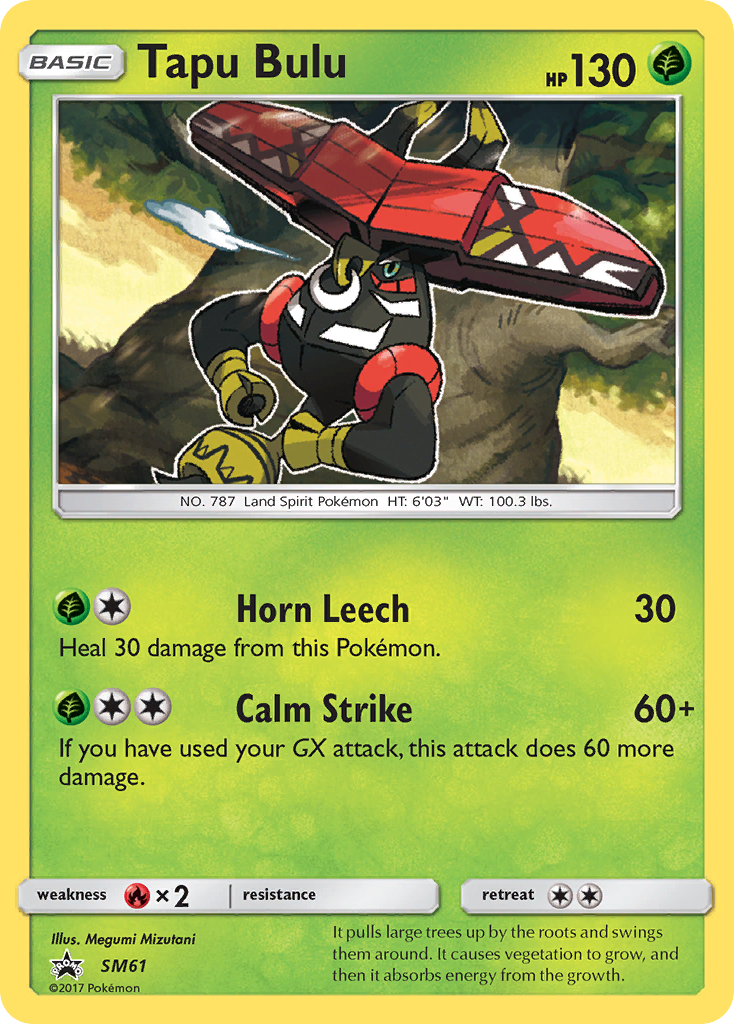 Tapu Bulu (SM61) [Sun & Moon: Black Star Promos] | Exor Games Dartmouth