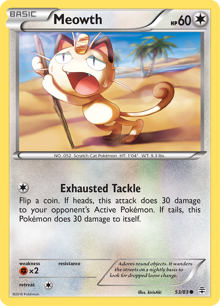 Meowth (53/83) [XY: Generations] | Exor Games Dartmouth