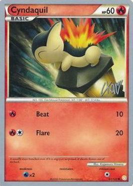 Cyndaquil (61/123) (Reshiphlosion - Christopher Kan) [World Championships 2011] | Exor Games Dartmouth