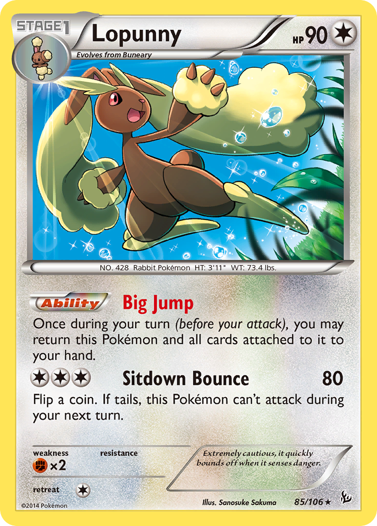 Lopunny (85/106) [XY: Flashfire] | Exor Games Dartmouth