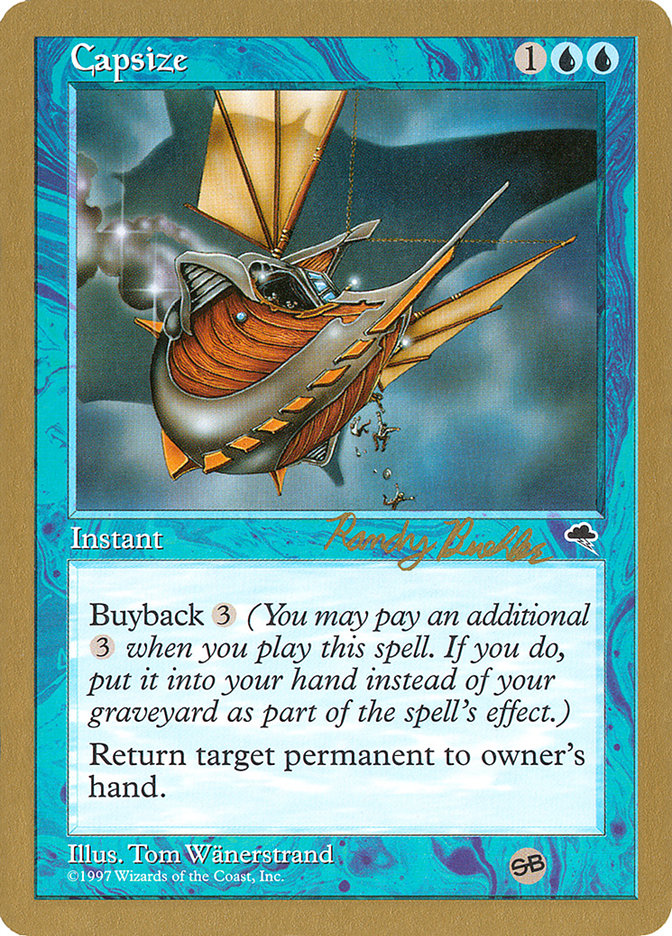 Capsize (Randy Buehler) (SB) [World Championship Decks 1998] | Exor Games Dartmouth