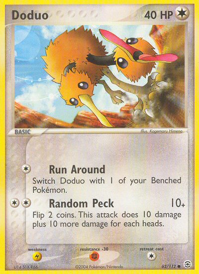 Doduo (62/112) [EX: FireRed & LeafGreen] | Exor Games Dartmouth