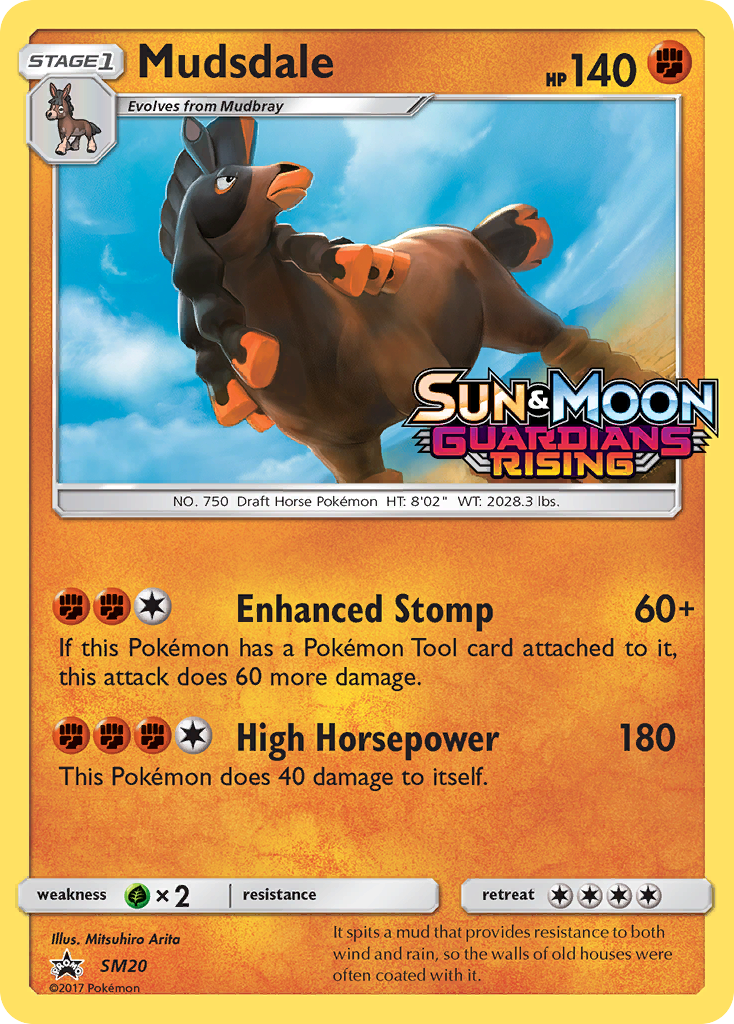 Mudsdale (SM20) [Sun & Moon: Black Star Promos] | Exor Games Dartmouth