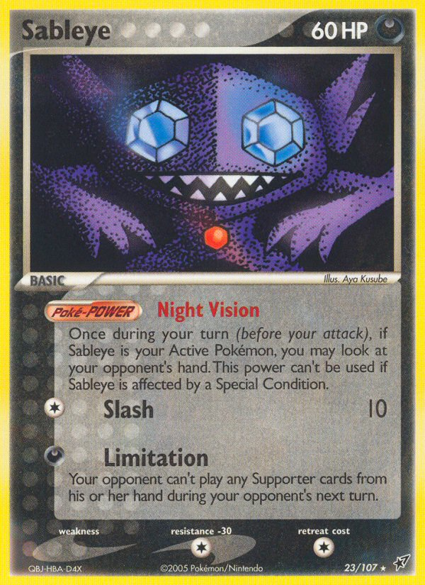 Sableye (23/107) [EX: Deoxys] | Exor Games Dartmouth