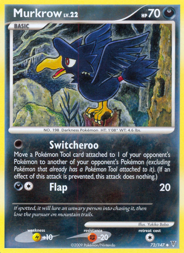 Murkrow (72/147) [Platinum: Supreme Victors] | Exor Games Dartmouth