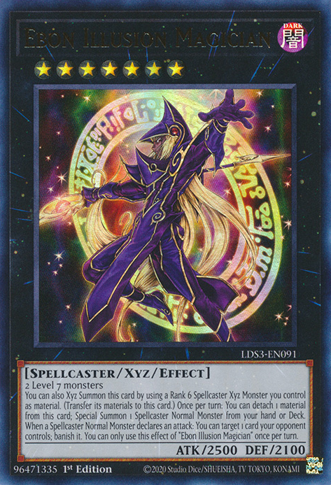 Ebon Illusion Magician [LDS3-EN091] Ultra Rare | Exor Games Dartmouth