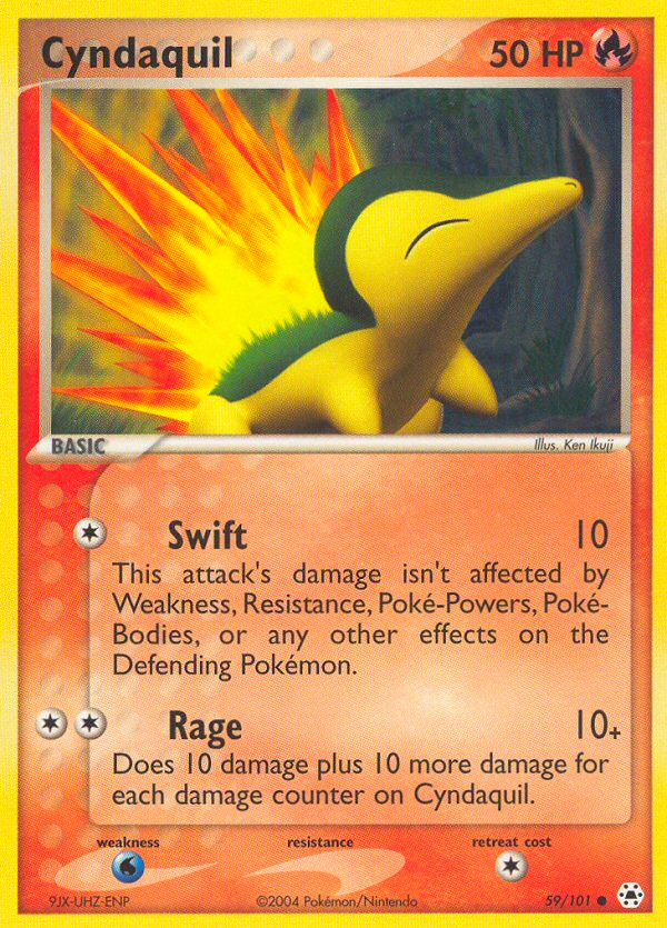 Cyndaquil (59/101) [EX: Hidden Legends] | Exor Games Dartmouth