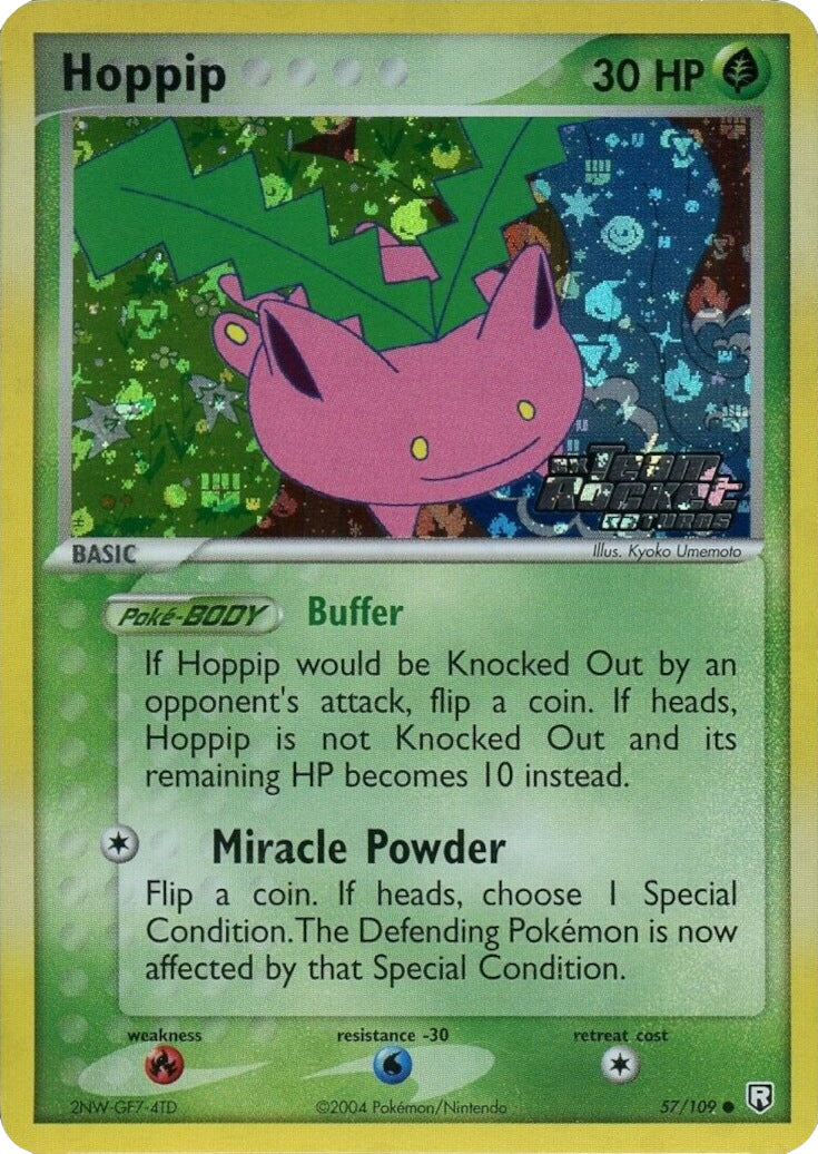 Hoppip (57/109) (Stamped) [EX: Team Rocket Returns] | Exor Games Dartmouth