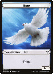 Bird // Kor Ally Double-sided Token [Zendikar Rising Commander Tokens] | Exor Games Dartmouth