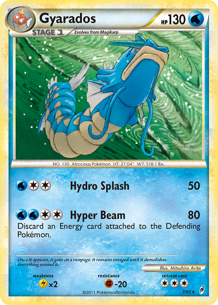 Gyarados (7/95) [HeartGold & SoulSilver: Call of Legends] | Exor Games Dartmouth