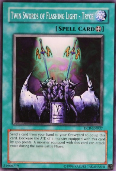 Twin Swords of Flashing Light - Tryce [DCR-EN037] Common | Exor Games Dartmouth