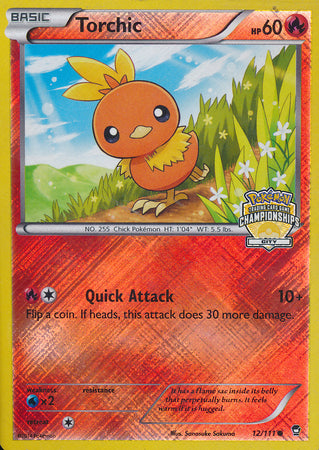 Torchic (12/111) (City Championship Promo) [XY: Furious Fists] | Exor Games Dartmouth