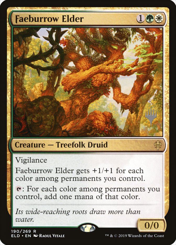 Faeburrow Elder (Promo Pack) [Throne of Eldraine Promos] | Exor Games Dartmouth