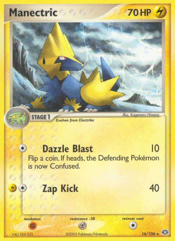 Manectric (16/106) [EX: Emerald] | Exor Games Dartmouth