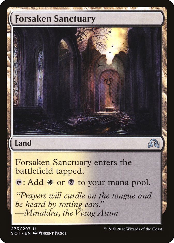Forsaken Sanctuary [Shadows over Innistrad] | Exor Games Dartmouth