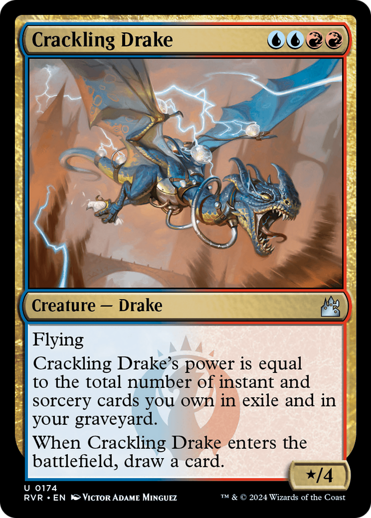 Crackling Drake [Ravnica Remastered] | Exor Games Dartmouth