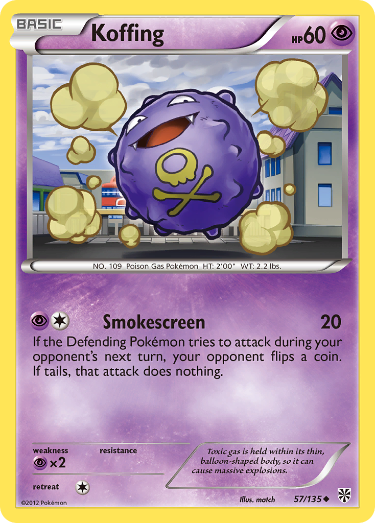 Koffing (57/135) [Black & White: Plasma Storm] | Exor Games Dartmouth