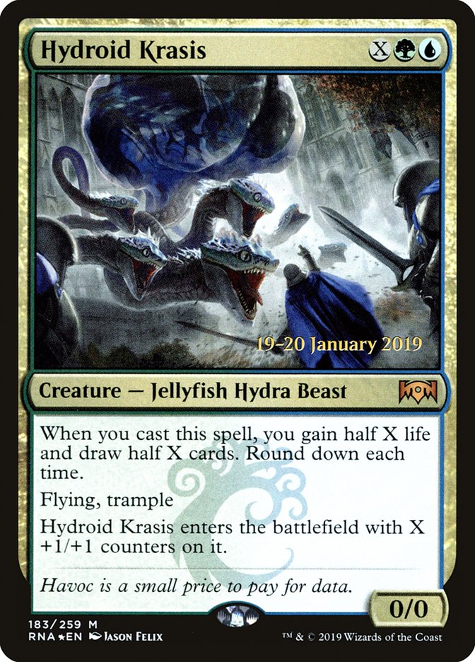 Hydroid Krasis [Ravnica Allegiance Prerelease Promos] | Exor Games Dartmouth