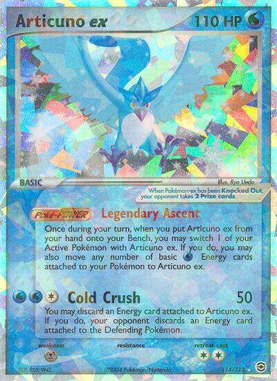 Articuno ex (114/112) [EX: FireRed & LeafGreen] | Exor Games Dartmouth