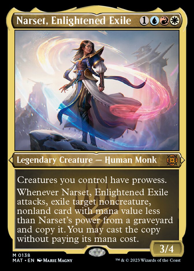 Narset, Enlightened Exile (Foil Etched) [March of the Machine: The Aftermath] | Exor Games Dartmouth