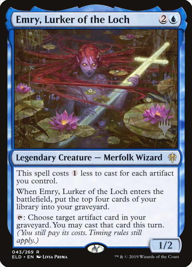 Emry, Lurker of the Loch (Promo Pack) [Throne of Eldraine Promos] | Exor Games Dartmouth