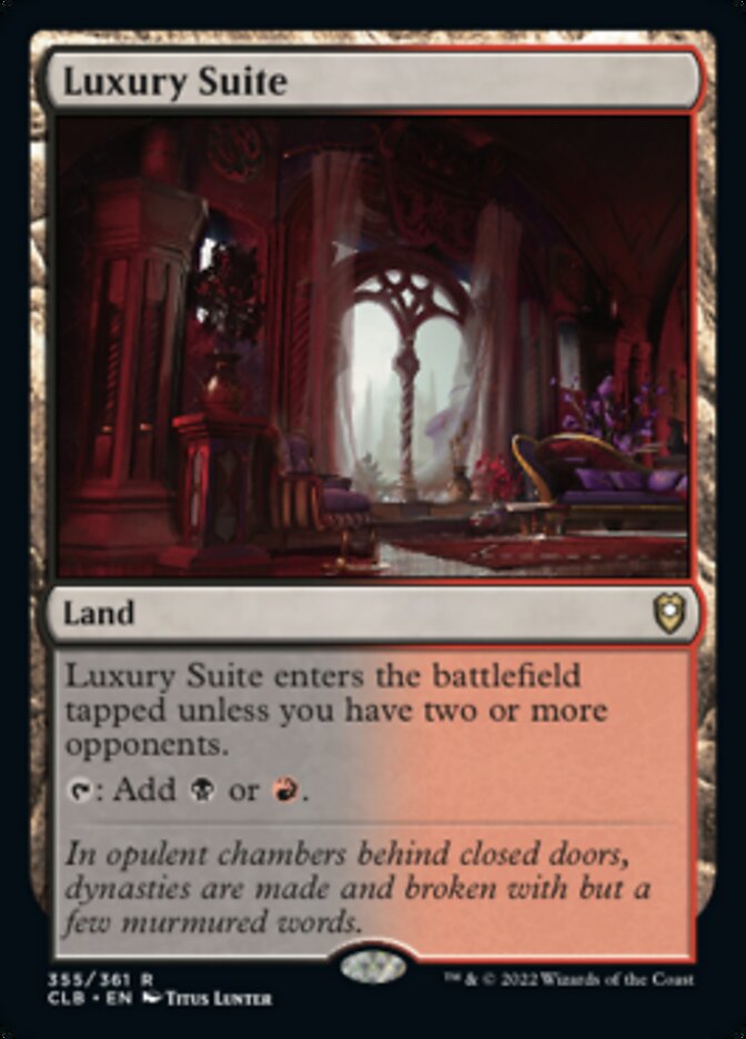 Luxury Suite [Commander Legends: Battle for Baldur's Gate] | Exor Games Dartmouth